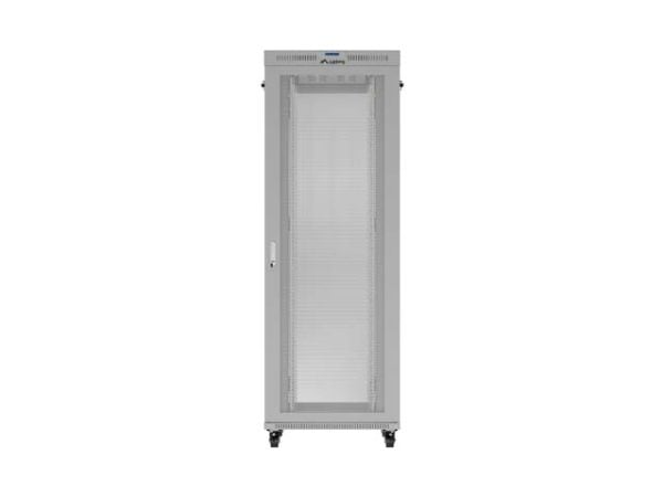 19" RÄKKIASENNUSKAAPPI 47U 800X1000 HARMAA LCD REI'ITETTY OVI LANBERG (FLAT PACK) V2