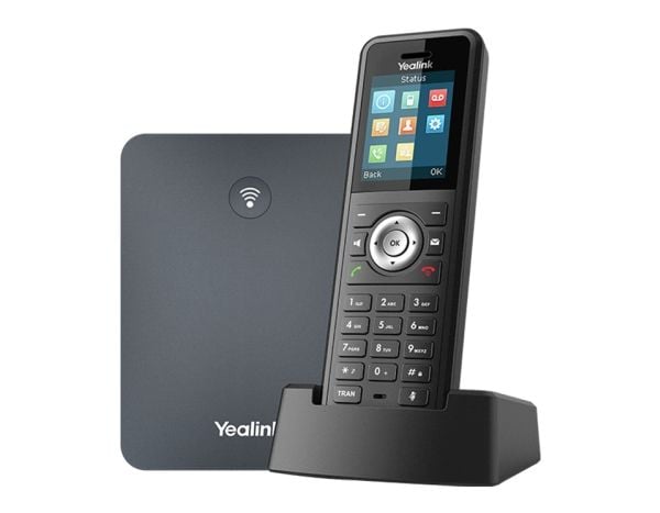 Yealink W79P, IP-mobiltelefon, Sort, Trådløst håndsett, Bord/Vegg, 50 m, 300 m Yealink W79P, IP-mobiltelefon, Sort, Trådløst håndsett, Bord/Vegg, 50 m, 300 m