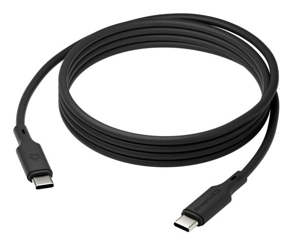 dbramante1928 IT - USB-kabel - 24 pin USB-C til 24 pin USB-C - 2 m - opp til 100W ladekraft - svart