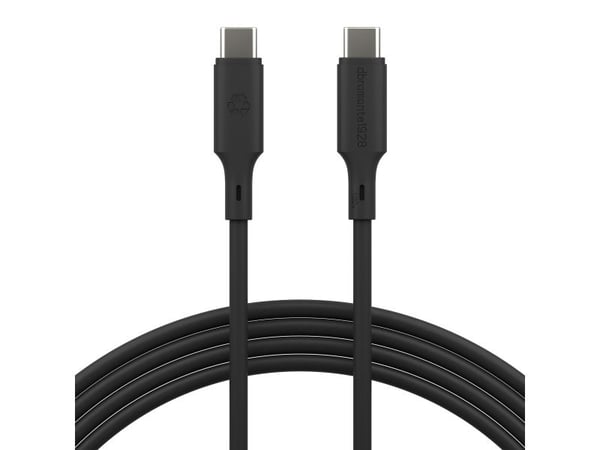 dbramante1928 IT - USB-kabel - 24 pin USB-C til 24 pin USB-C - 2 m - opp til 100W ladekraft - svart