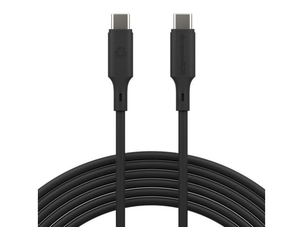 dbramante1928 IT - USB-kabel - 24 pin USB-C (hann) til 24 pin USB-C (hann) - 3 m - USB Power Delivery (100 W) - svart