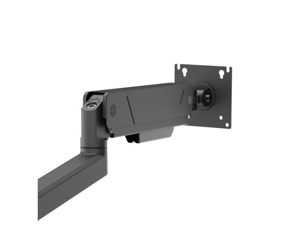 DELTACO - Monteringssett (leddarm) - for LCD-display / bøyd LCD-display - gas spring, up to 16 kg - svart - skjermstørrelse: 17"-45" - skrivebordsm...