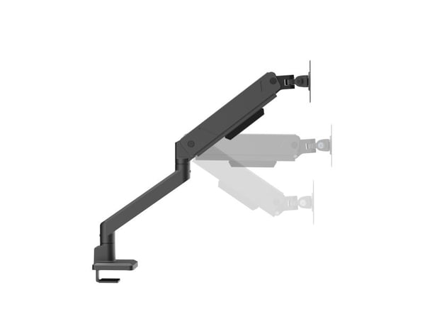 DELTACO - Monteringssett (leddarm) - for LCD-display / bøyd LCD-display - gas spring, up to 16 kg - svart - skjermstørrelse: 17"-45" - skrivebordsm...