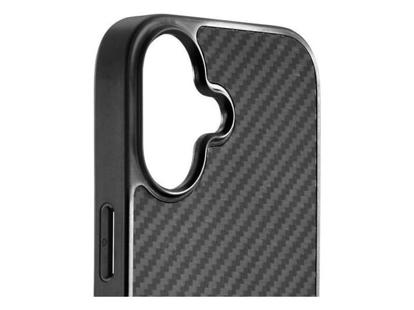 Black Rock Robust Carbon, Etui, Apple, iPhone 17, 16 cm (6.3"), Svart