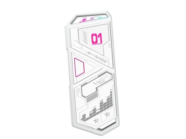 ASUS ROG Strix Arion - Hatsune Miku Edition - Lagringspakke - M.2 NVMe-kort - USB-C 3.2 (Gen 2x1) - Moonlight White