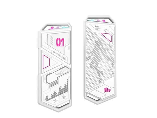 ASUS ROG Strix Arion - Hatsune Miku Edition - Lagringspakke - M.2 NVMe-kort - USB-C 3.2 (Gen 2x1) - Moonlight White