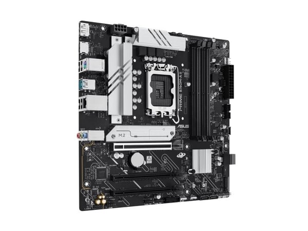 ASUS - Hovedkort - micro ATX - LGA1700-sokkel - B760 Chipset - USB 3.2 Gen 1 - innbygd grafikk (CPU kreves) - HD-lyd (8-kanalers)