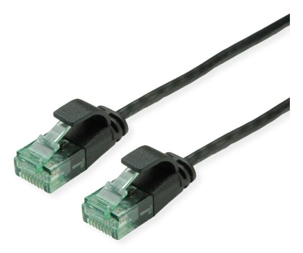 ROLINE RM UTP Patchkabel Kat6A/Kl.EA SLIM schwarz 3m - UTP (21.45.3456)