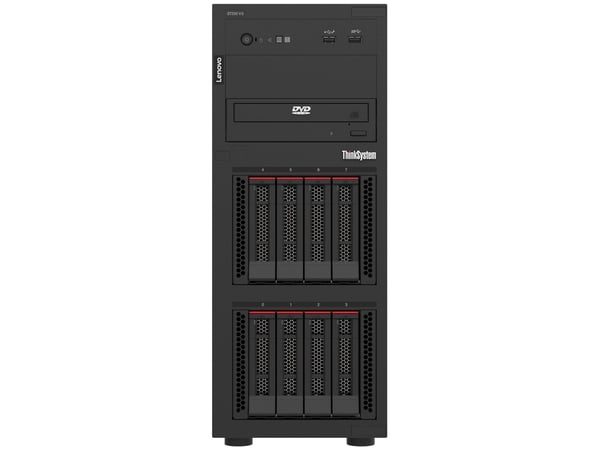 Lenovo ThinkSystem ST250 V3 7DCE - Server - tower 4U - 1-veis - 1 x Xeon 6315P / inntil 5.2 GHz - RAM 16 GB - hot-swap 2.5" brønn(er) - uten HDD - ...