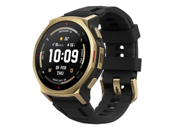 Amazfit T-Rex 3 Pro - 44 mm - Ja smartklokke med stropp - silikon - håndleddstørrelse: 140-205 mm - display 1.32" - Bluetooth, Wi-Fi, NFC - 46.8 g ...