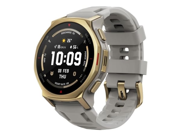 Amazfit T-rex 3 Pro, 3,35 cm (1.32"), AMOLED, Berøringsskjerm, 16 GB, GPS, 46,8 g