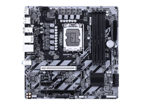 Gigabyte Q870M D3H - Hovedkort - micro ATX - LGA1851-sokkel - Q870 Chipset - USB 3.2 Gen 1, USB-C 3.2 Gen2 - 2.5 Gigabit LAN, Gigabit LAN - innbygd...