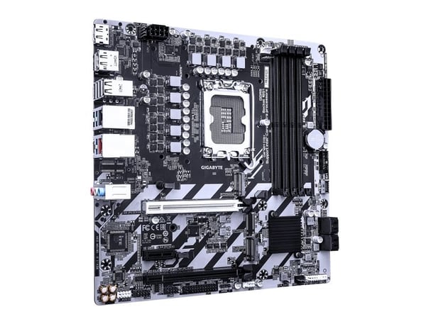 Gigabyte Q870M D3H - Hovedkort - micro ATX - LGA1851-sokkel - Q870 Chipset - USB 3.2 Gen 1, USB-C 3.2 Gen2 - 2.5 Gigabit LAN, Gigabit LAN - innbygd...