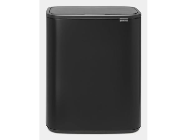 Affaldsspand Brabantia Bo Touch Bin 2 x 30 ltr. Matt Black Sort