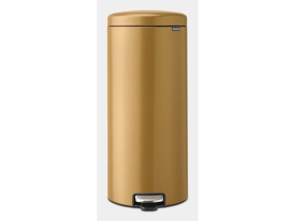 Brabantia pedalbøtte NewIcon 30 liter Warm Gold