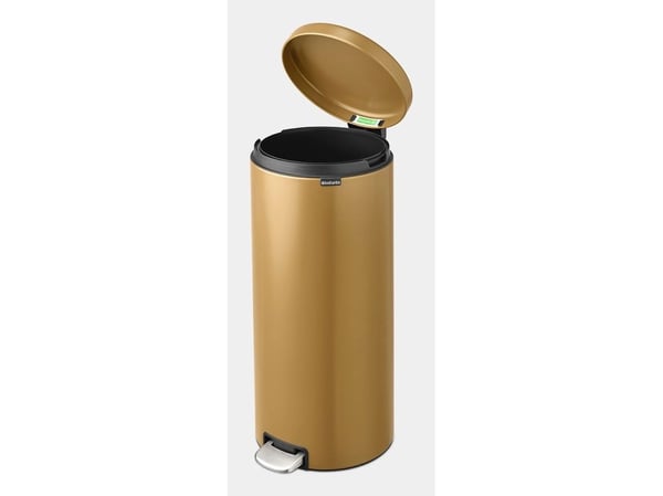 Brabantia pedalbøtte NewIcon 30 liter Warm Gold
