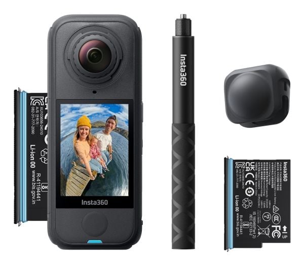 Insta360 X4AIR STARTER BUNDLE, 8K Ultra HD, CMOS, 120 fps, 880 g