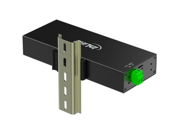 InLine 35396C, USB 3.2 Gen 1 (3.1 Gen 1) Type-B, USB 3.2 Gen 1 (3.1 Gen 1) Type-A, 5000 Mbit/s, Svart, Aluminium, DC