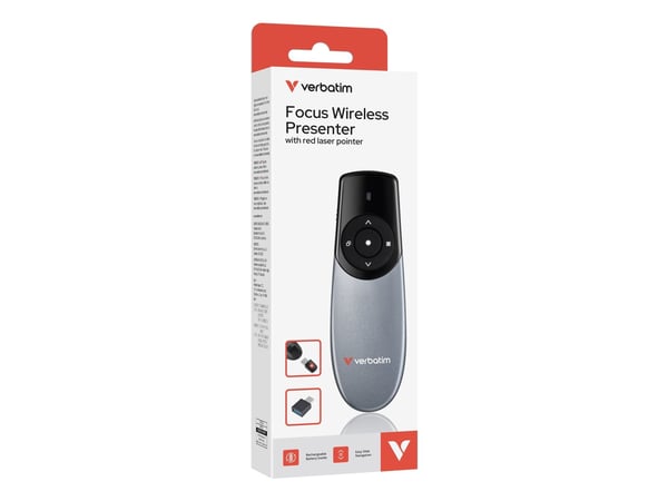 Verbatim 32365, RF, USB, 100 m, musta, Hopea