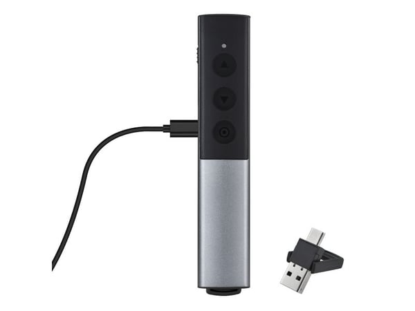 Verbatim 32366, RF, USB, 100 m, Svart, Silver