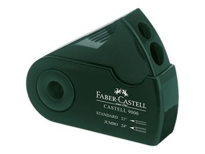 Faber-Castell CASTELL 9000 - Blyantspisser - 2 hull - grønn