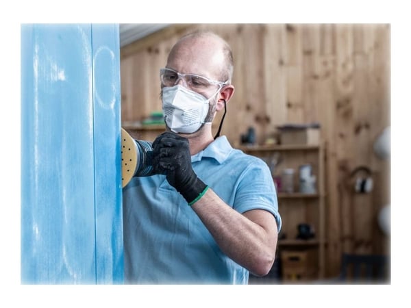 Bosch Expert C470 - Slipeark - for løvtre, maling på tre - 5 deler - rund - grovkorn: P40 - 115 mm