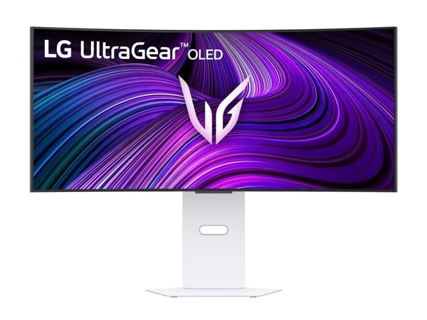 LG 34GX90SA-W, 86,4 cm (34"), 3440 x 1440 piksler, Wide Quad HD, OLED, 1 ms, Hvid