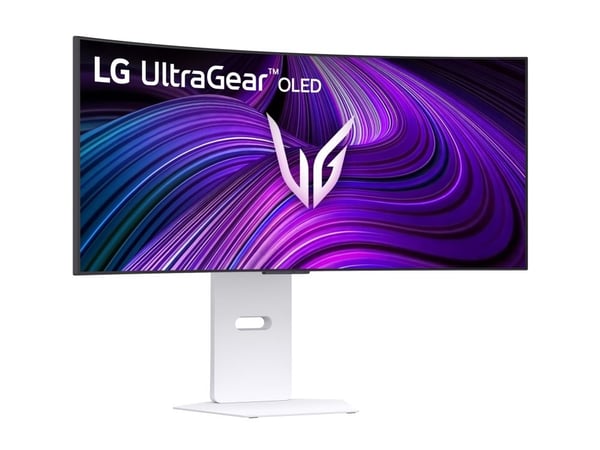 LG 34GX90SA-W, 86,4 cm (34"), 3440 x 1440 piksler, Wide Quad HD, OLED, 1 ms, Hvid