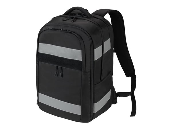 DICOTA Reflective - Ryggsäck - 600D RPET, termoplastisk polyuretan (TPU) av hög kvalitet - svart