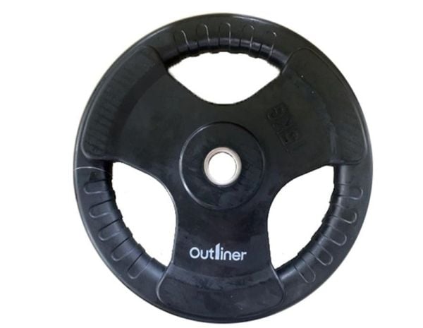 Gummiplate med håndtak, cut 15 kg