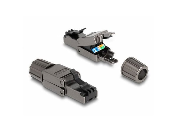 Delock - Nettverkkontakt - RJ-45 (hann) - STP - CAT 8.1