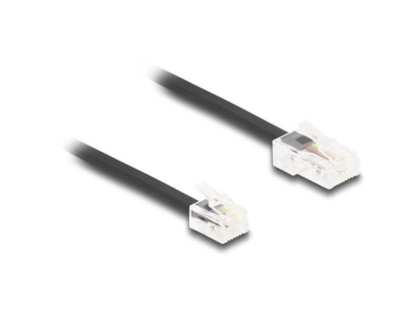 Delock - Telefonkabel - RJ-45 (hann) til RJ-11 (hann) - 3 m - svart