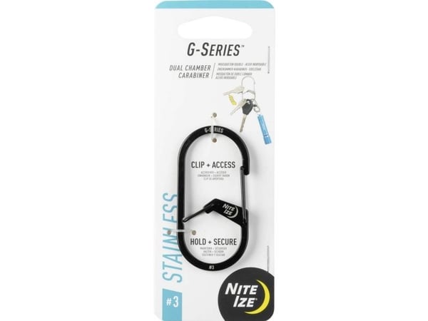 Karabinkrok Nite Ize G-serien Dual Chamber Carabiner. #3