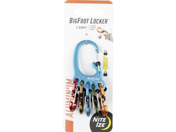 NiteIze karabinkrok til nøkler BigFoot Lockeer Keyra