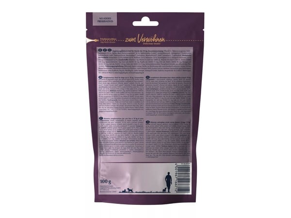 Happy Dog 61259, Snacks, Hund, Voksen, Kanin, Laks, 100 g