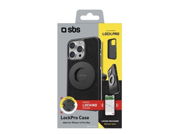 SBS TEURIP1667P, Etui, Apple, iPhone 16 Pro Max, 17,5 cm (6.9"), Svart
