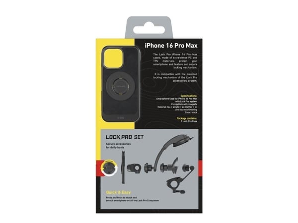 SBS TEURIP1667P, Etui, Apple, iPhone 16 Pro Max, 17,5 cm (6.9"), Svart