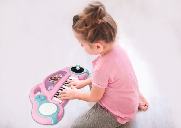 Gabby's Dollhouse Fun Electronic Keyboard with Light