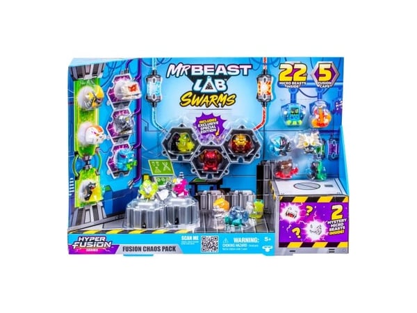 MrBeast Lab, Swarms Fusion Chaos pk m. figurer og podier