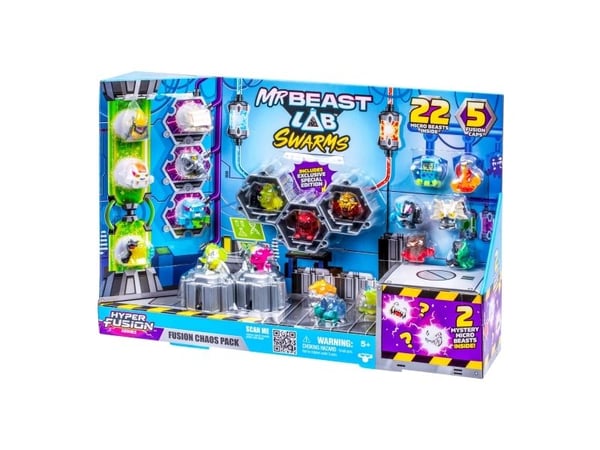 MrBeast Lab, Swarms Fusion Chaos pk m. figurer og podier