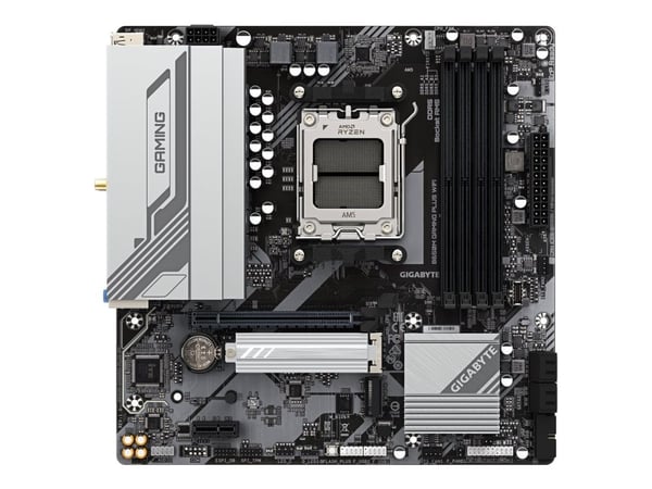 Gigabyte B650M GAMING PLUS WIFI - 1.X - emolevy - micro ATX - Socket AM5 - AMD B650 Chipset - USB 3.2 Gen 1, USB-C 3.2 Gen 1 - 2.5 Gigabit LAN, Blu...