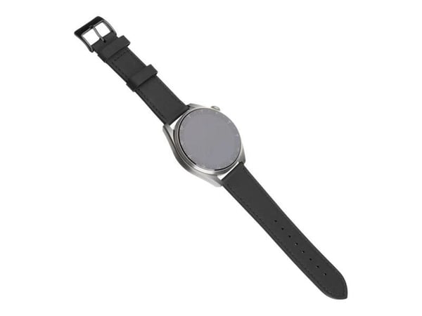 FIXED - Klokkestropp for smart armbåndsur - 20 mm wide - 165 - 215 mm - svart - for Garmin Approach S40, S42; Forerunner 645; Samsung Galaxy Watch ...