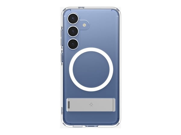 Spigen - Baksidesskydd för mobiltelefon - polykarbonat, termoplastisk polyuretan (TPU) - klarvit - för Samsung Galaxy S25