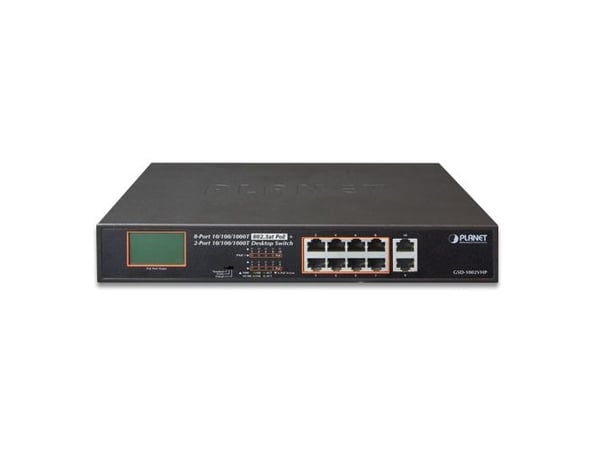 PLANET GSW-1820VHP - Switch - 16 x 10/100/1000 + 2 x Gigabit SFP - rackmonterbar - PoE+ (300 W)