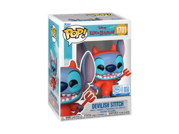 Funko POP vinyl Exclusive Stitch as Devil m/CH