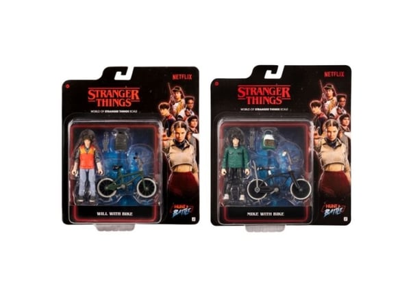 STRANGER THINGS FIGURE AND BIKE ASS