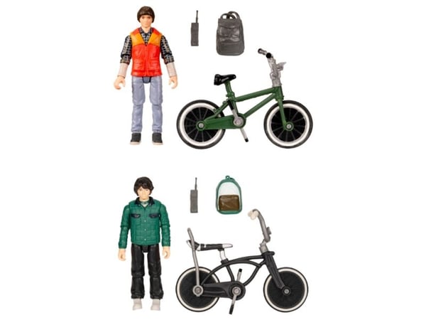 STRANGER THINGS FIGURE AND BIKE ASS