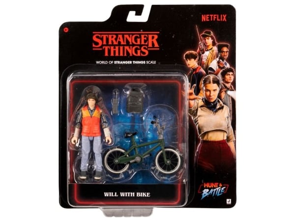 STRANGER THINGS FIGURE AND BIKE ASS