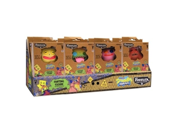 FUGGLER SPONGEBOB FARTING FIGURE 1PK S2 ASS CDU