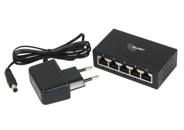 ALLNET 215276, Uhåndtert, L2, Gigabit Ethernet (10/100/1000), Desktop